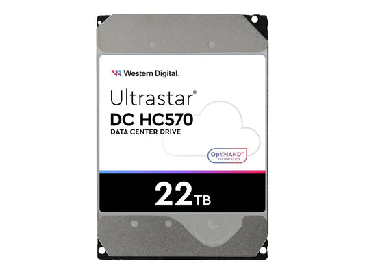 WD Ultrastar DC HC570 Harddisk 22TB 3.5" SATA WESTERN DIGITAL